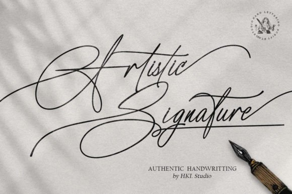 Artistic Signature: The Elegant Script for Premium Branding