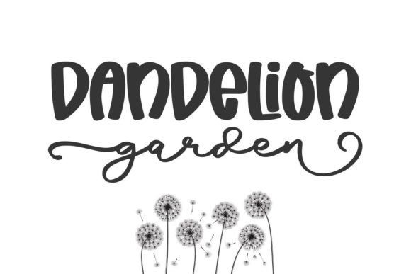 Dandelion Garden Duo: A Fresh Font for Authentic Projects