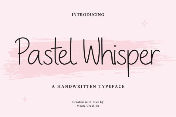 Discovering Pastel Whisper: A Font for Modern Creatives