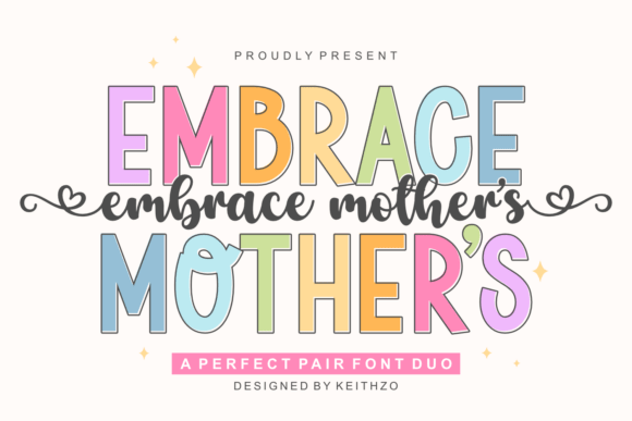 Embrace Mother's: The Heartwarming Font Duo