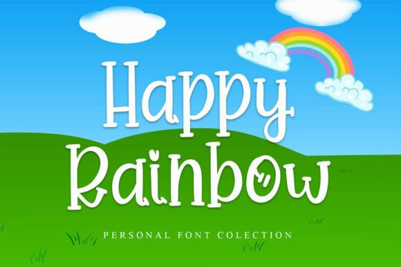 Happy Rainbow: A Font That Brings Instant Joy to Design