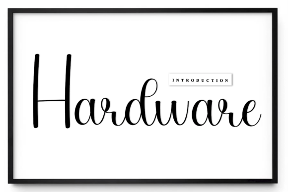Hardware Font: Crafting Authentic Brand Identities