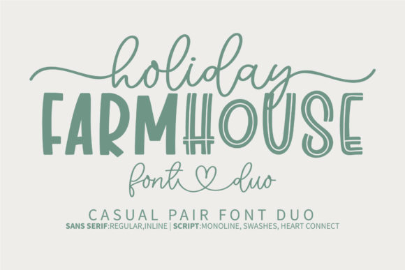 Holiday Farmhouse: The Handwritten Font That Adds Instant Warmth