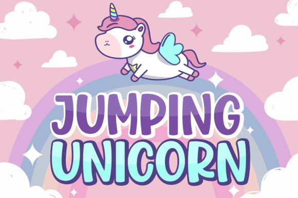 Jumping Unicorn: A Playful Display Font for Modern Brands