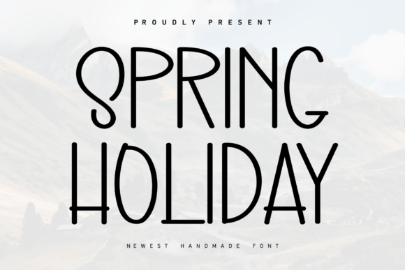 Spring Holiday: The Marker Font for Modern Branding