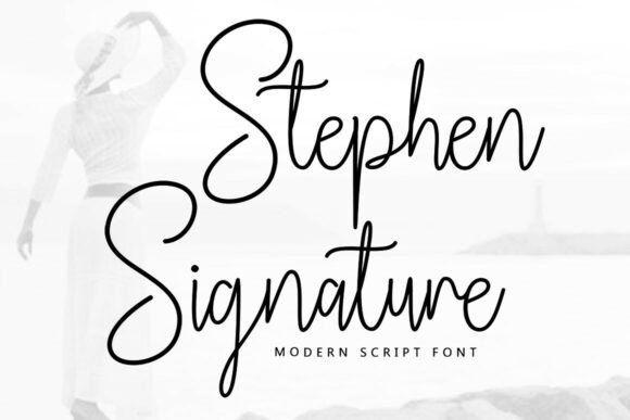 Stephen Signature: The Modern Script Font for Airy Elegance
