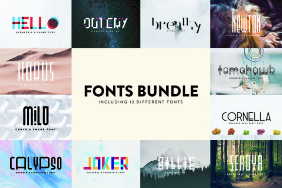 Unlocking Creative Range: A Deep Dive into Fonts Bundle Vol 1