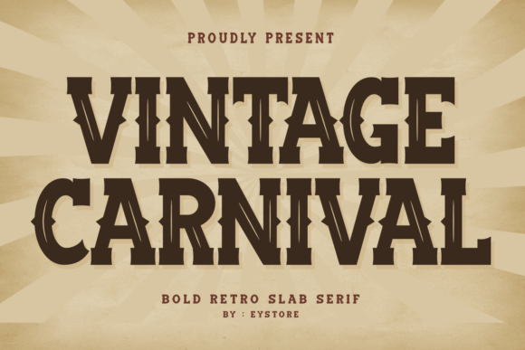 Vintage Carnival: A Typeface with Timeless Charm