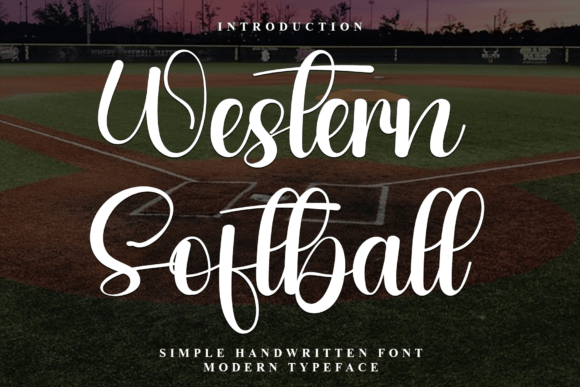 Western Softball: A Festive Typeface for Creative Projects