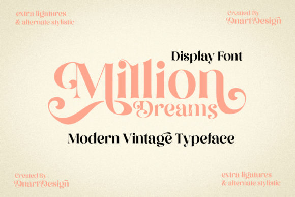 Why Million Dreams is the Display Font Your Creative Projects Need