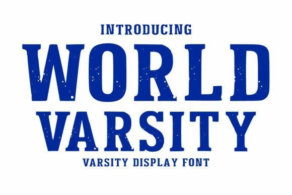 World Varsity: A Font with Vintage Athletic Soul