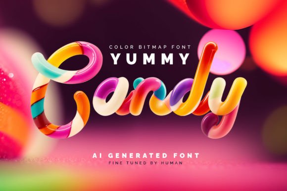 Yummy Candy: A Sweet New Era in Color Typography